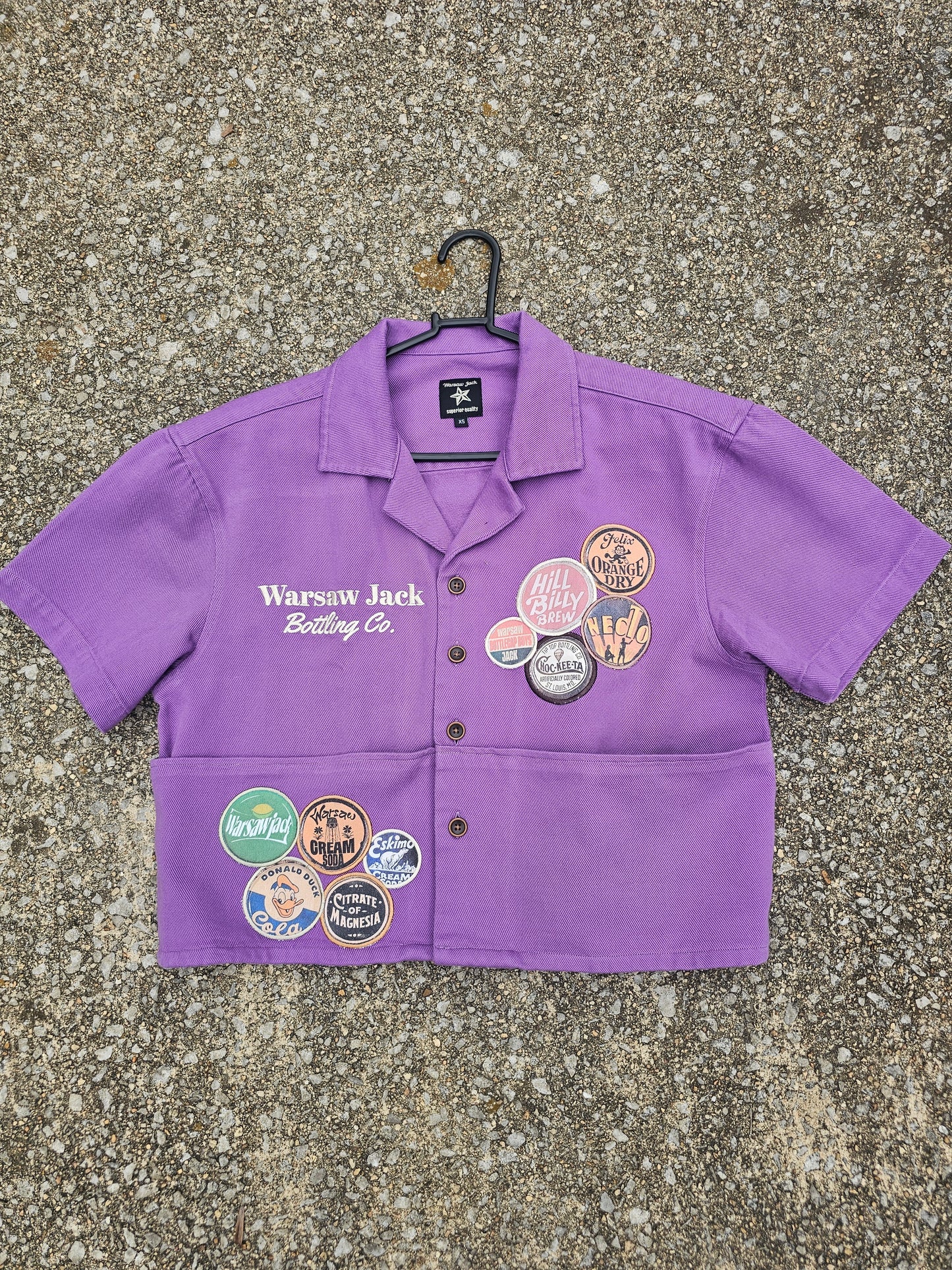 Deep Pockets Worker Shirt (Purple)
