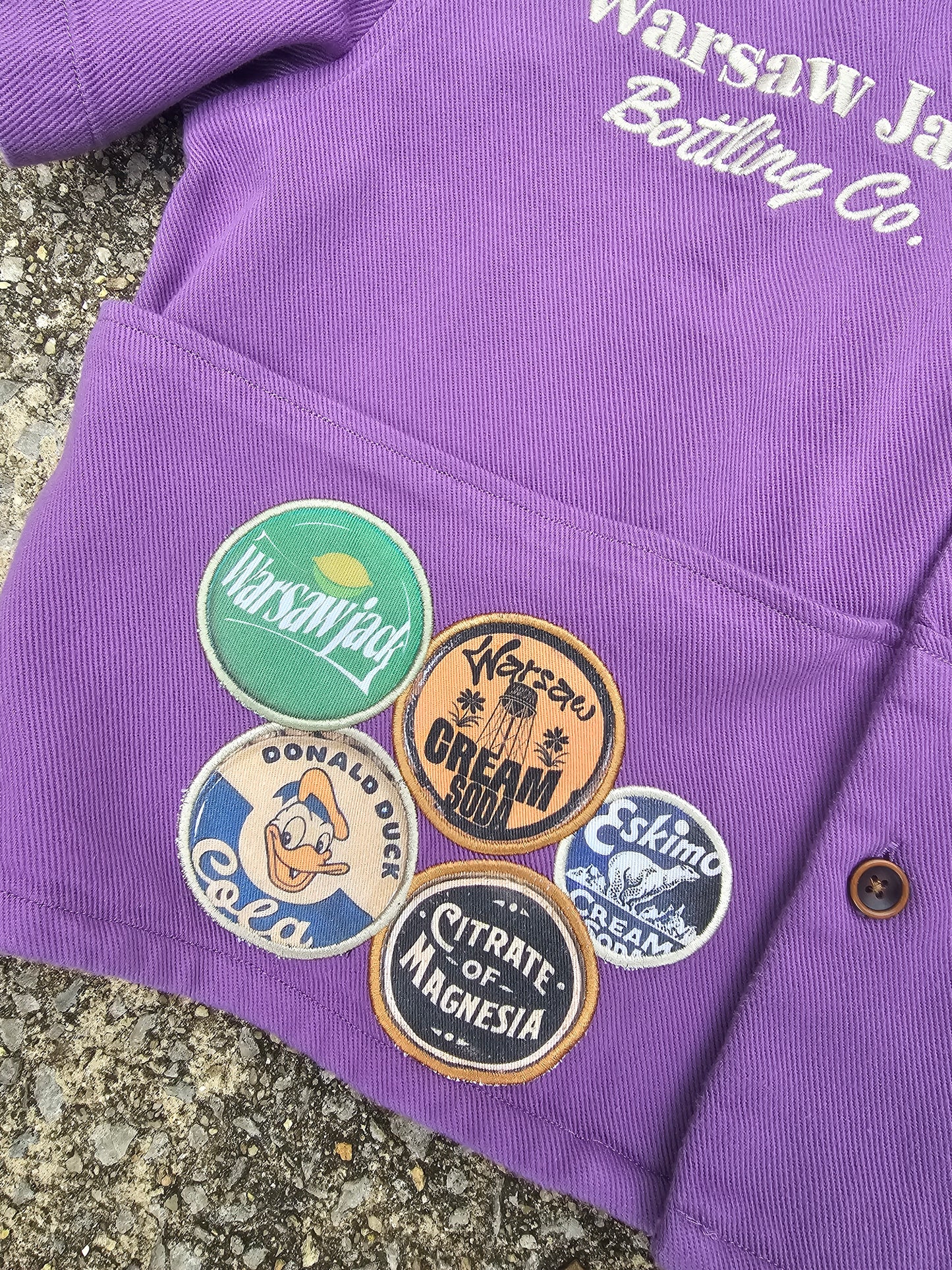 Deep Pockets Worker Shirt (Purple)