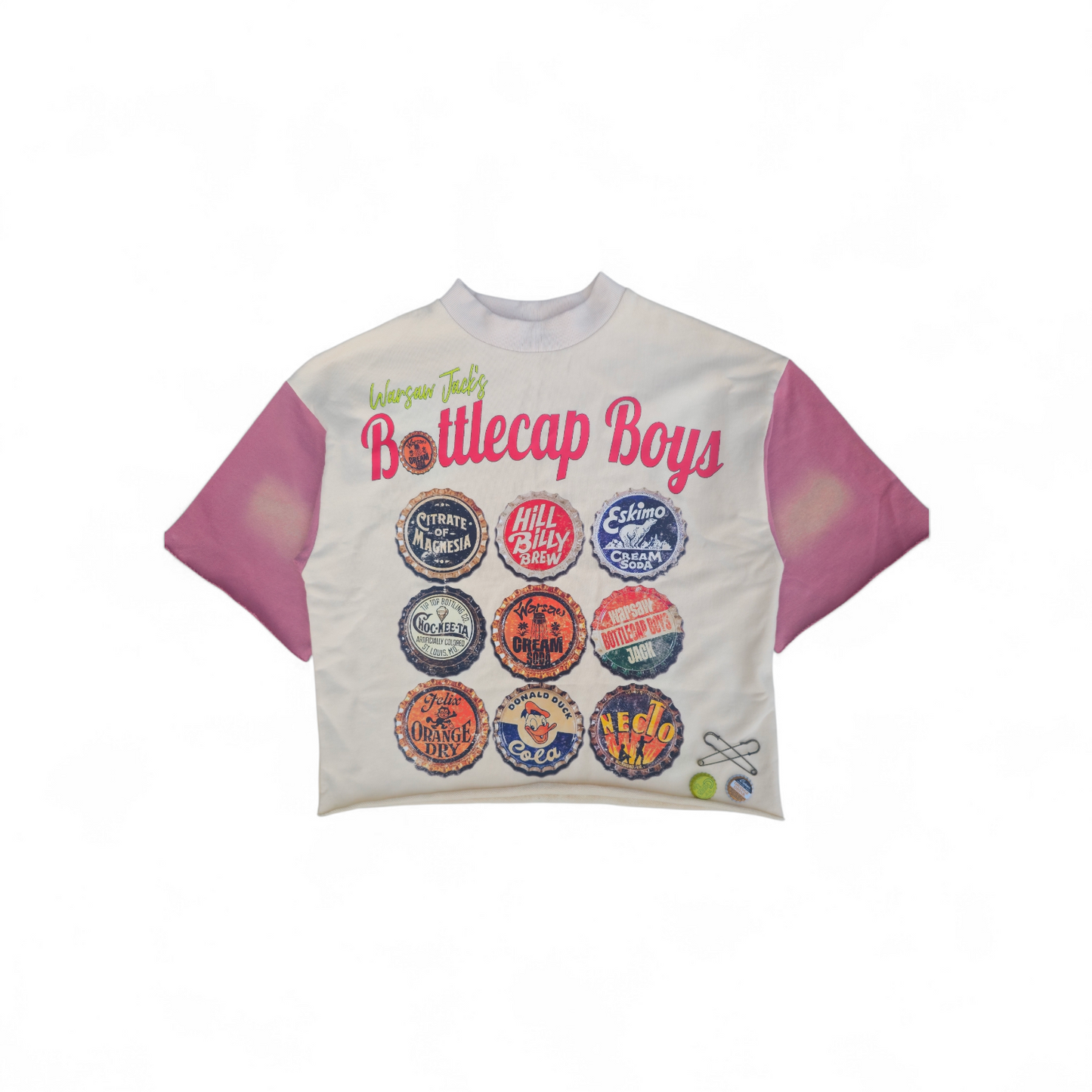 BottleCap Boys Peaches N Cream Crewneck