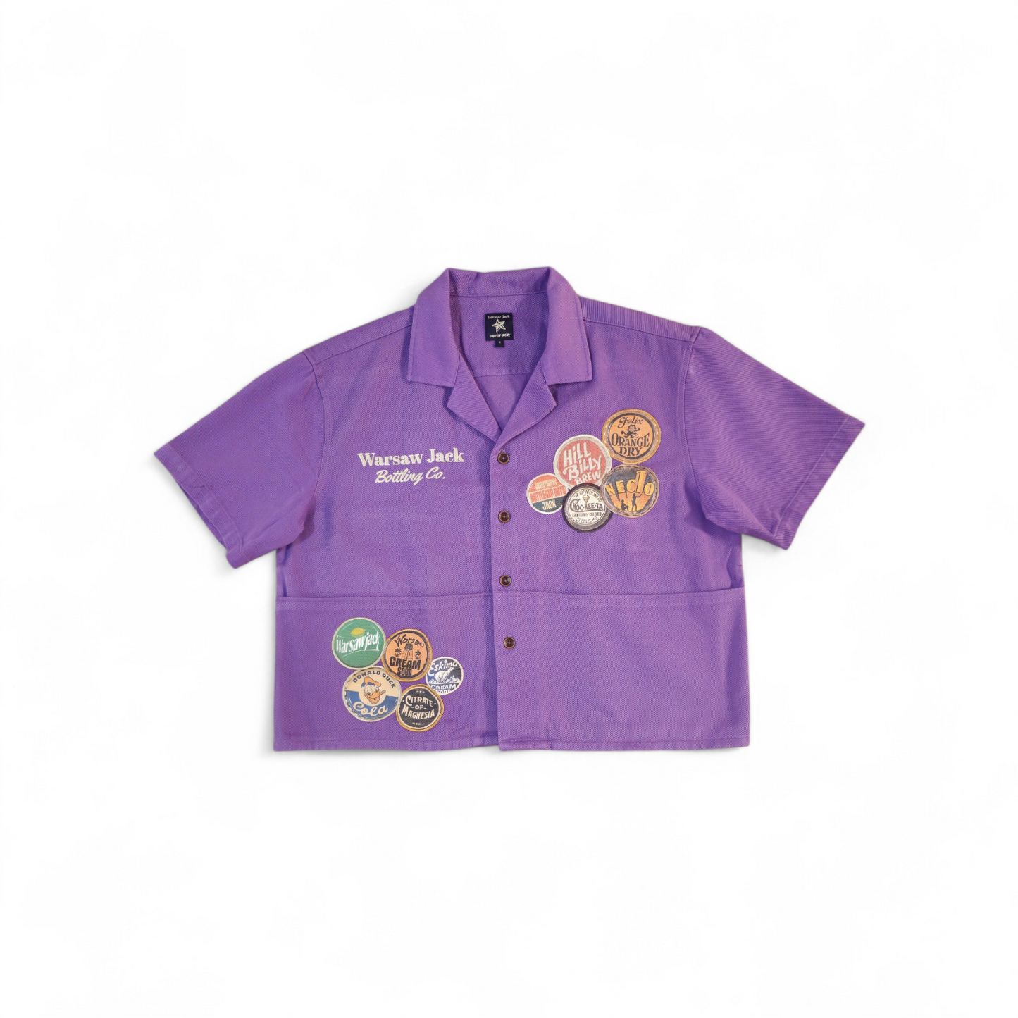 Deep Pockets Worker Shirt (Purple)
